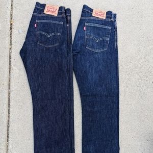 Levi's 513 Men's Size 32 x 32 Bastion Blue Lot of 2